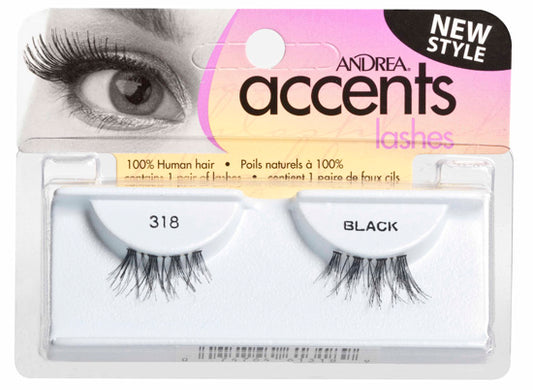 ANDREA ACCENT LASH 318 BLK