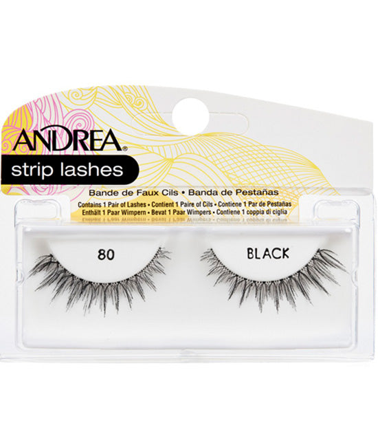 ANDREA STRIP LASH 80 BLK