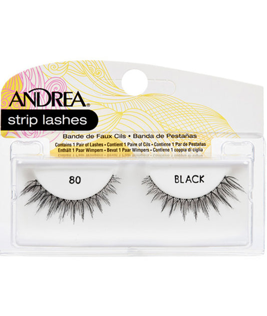 ANDREA STRIP LASH 80 BLK