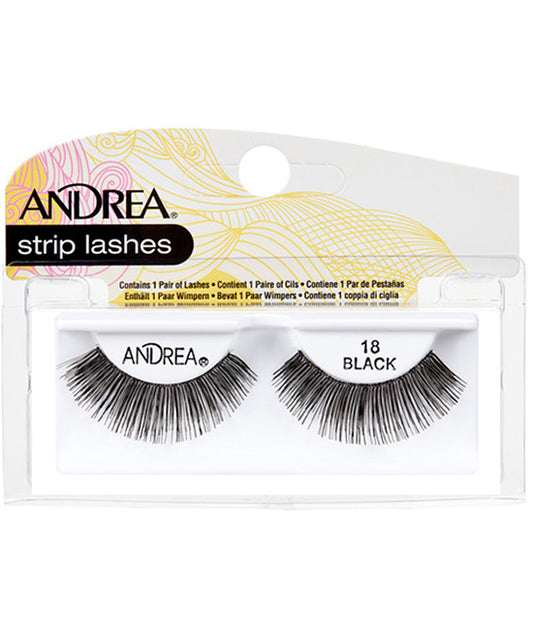 ANDREA STRIP LASH 18 BLK