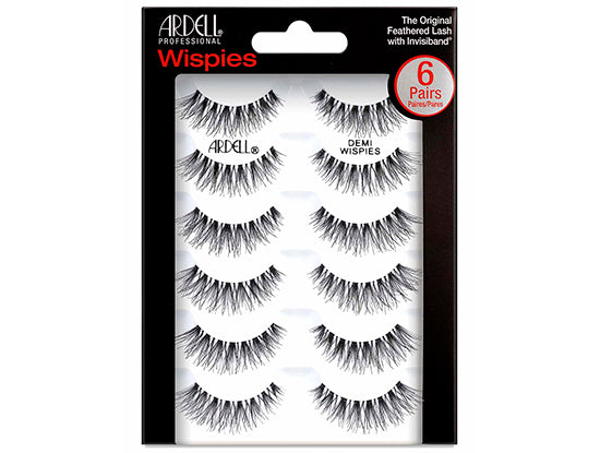 ARDELL DEMI WISPIES BLK 6 PACK