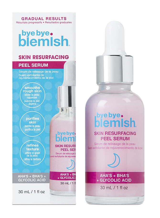 BYE BYE BLEMISH Resurfacing AHA+BHA Peeling Serum 1oz