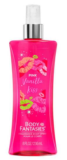 BODY FANTASY SG PINK VANILLA KISS 8OZ/236ML