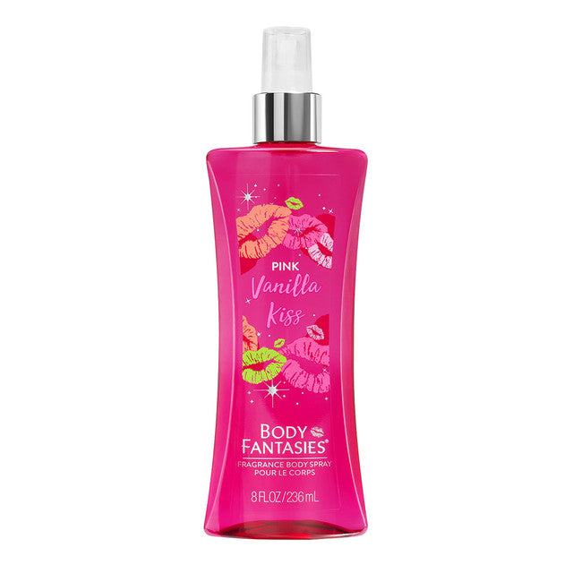 BODY FANTASY SIGNATURE PINK VANILLA KISS 8OZ/236ML