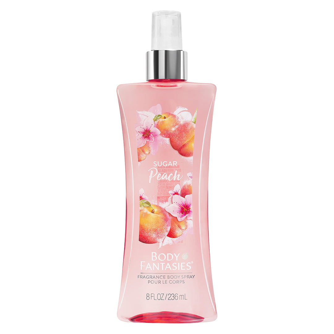BODY FANTASY SG SUGAR PEACH 8OZ/236ML