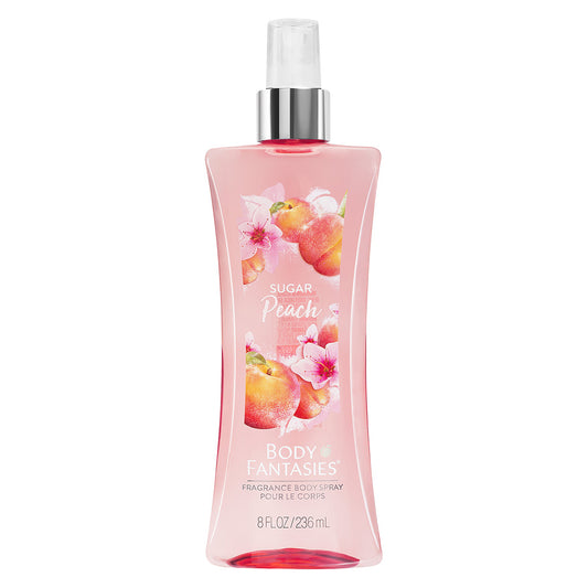 BODY FANTASY SG SUGAR PEACH 8OZ/236ML