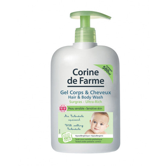 CORINE DE FARME BABY H&B WASH 500ML (008014)