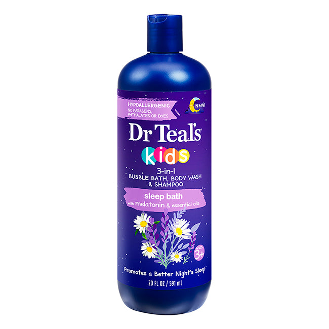 Dr. Teal’s KIDS 3 IN 1 BATH MELATONIN 20OZ