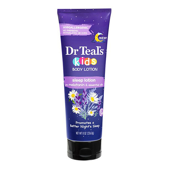 Dr. Teal’s KIDS LOTION MELATONIN 8OZ
