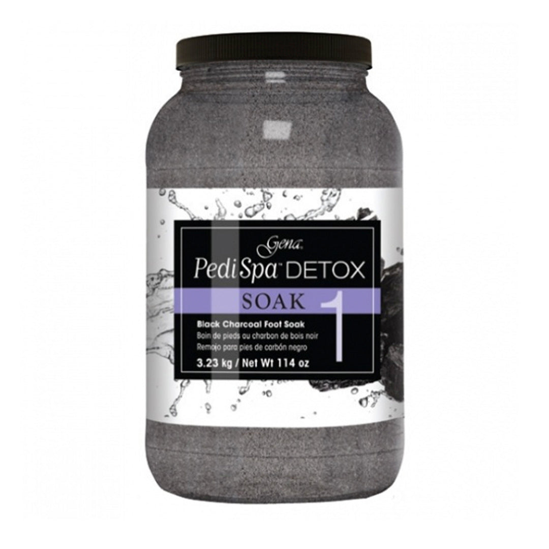 GENA PEDI SPA DETOX CHARCOAL SOAK GALLON