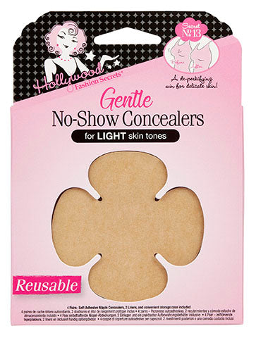 HOLLYWOOD F SECRETS Gentle NoShow Concealers Reusable LIGHT