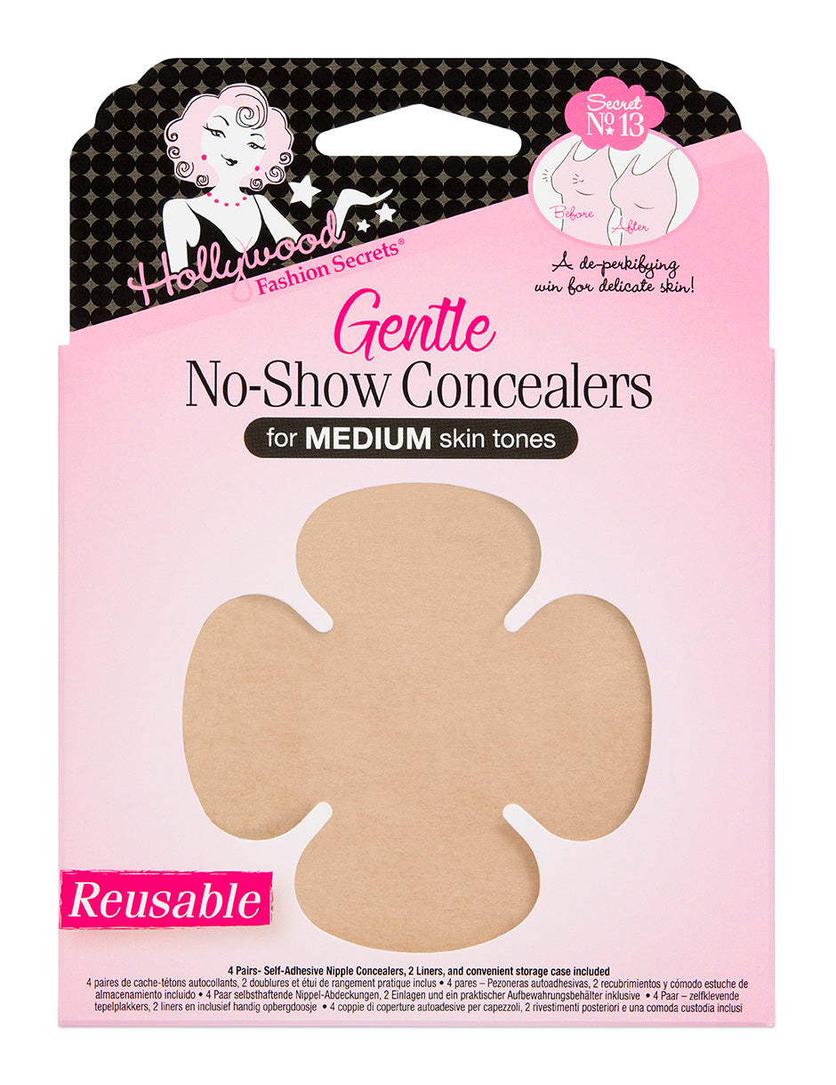 HOLLYWOOD F SECRETS Gentle NoShow Concealers Reusable MEDIUM