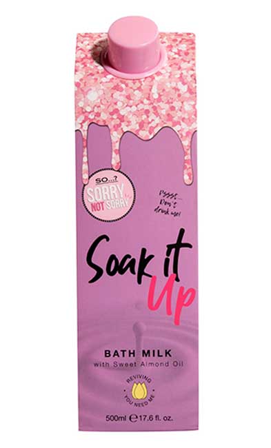SO FRAGRANCE Sorry Not Sorry Purple Soak It Up Bath Milk 500ml