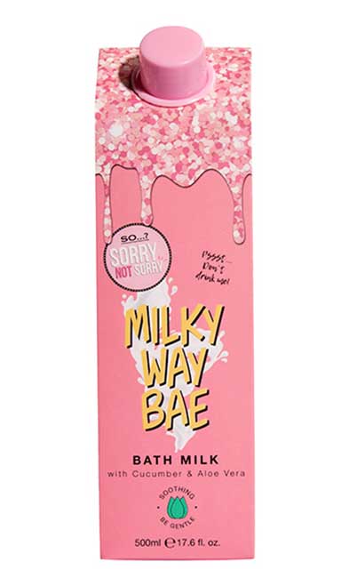 SO FRAGRANCE Sorry Not Sorry Pink Milky Way Bae Bath Milk 500ml