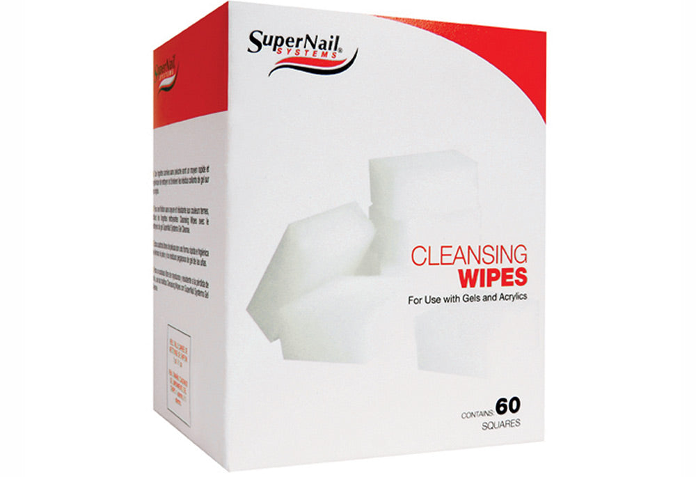 SUPER NAIL CLEANSING SPONGE WIPES 60PCS