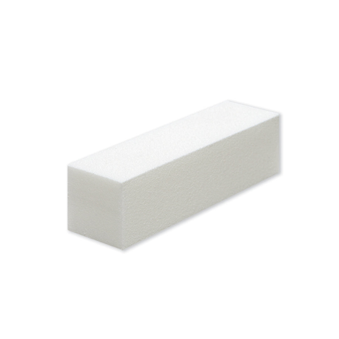 SUPER NAIL WHITE EMERY BLOCK 1PC