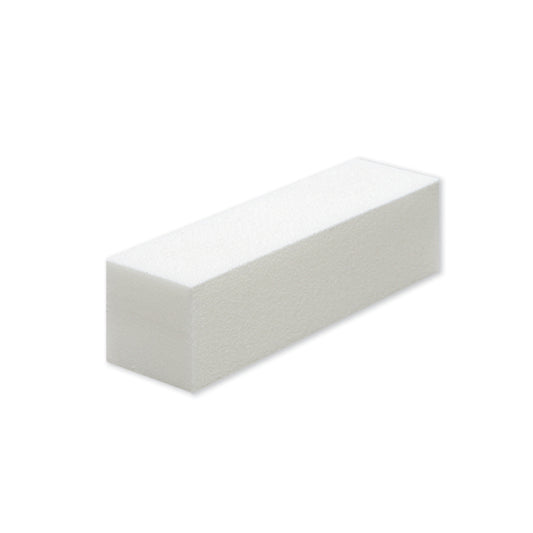 SUPER NAIL WHITE EMERY BLOCK 1PC