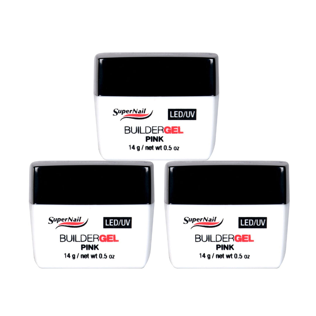 SUPER NAIL TRI PINK BUILDER GEL 0.5OZ