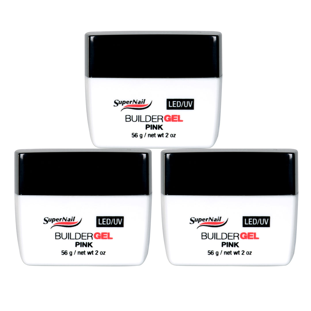 SUPER NAIL TRI PINK BUILDER GEL 2OZ