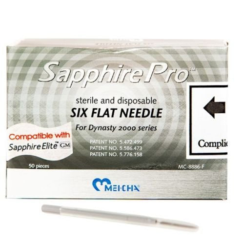 MEICHA SAPPHIRE 6 FLAT NEEDLE