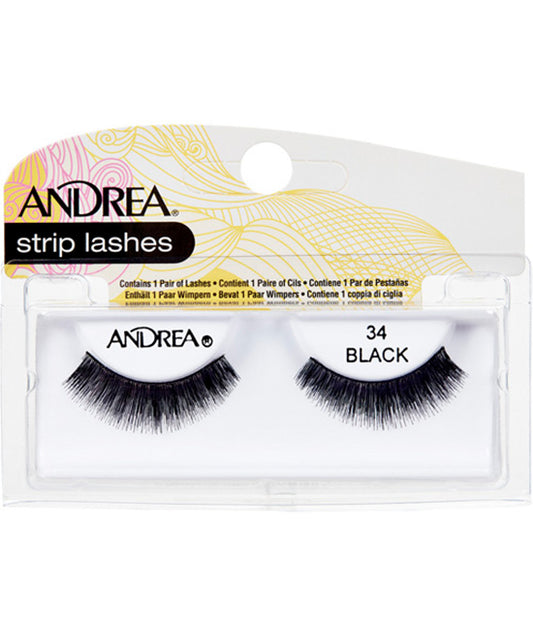 ANDREA STRIP LASH 34 BLK