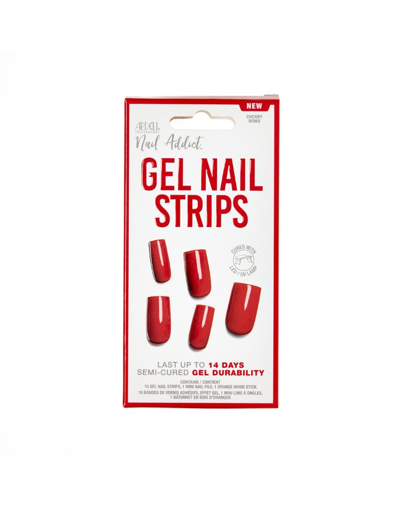 ARDELL GEL NAIL STRIPS CHERRY BOMB