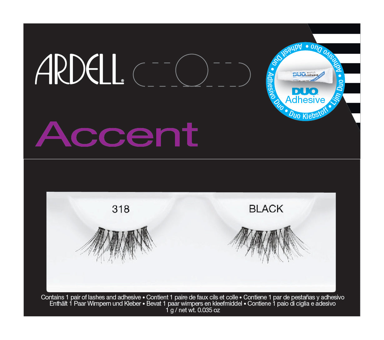 Ardell Accent Lash Strip 318 BLK