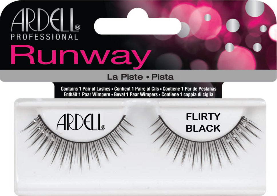 Ardell Runway Lash Strip Flirty Black – Glamorous False Eyelashes