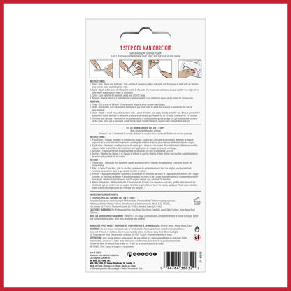 Ardell 1 Step Gel TPO & Hema Free - Manicure Kit - Venetian Red