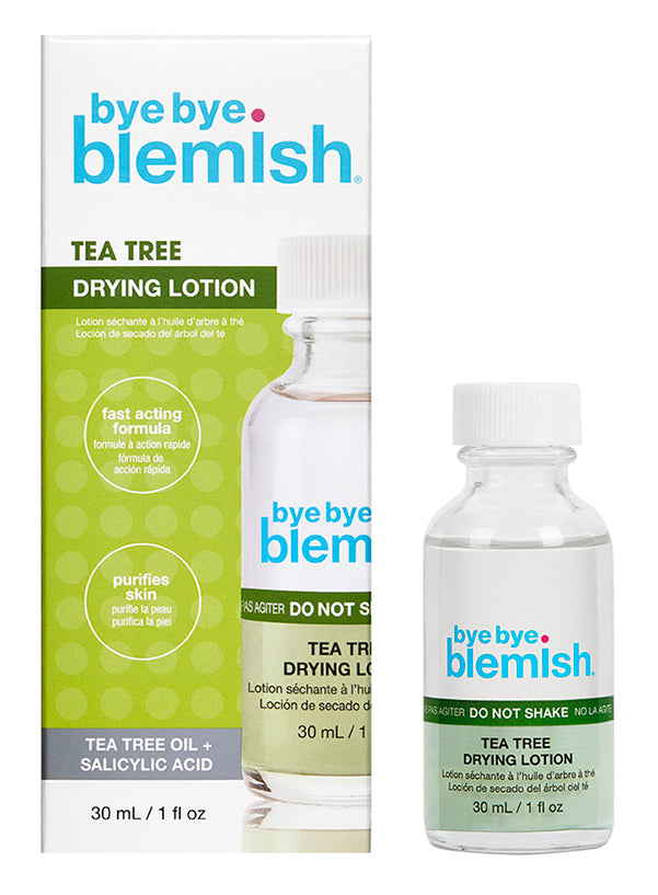 BYE BYE BLEMISH Drying Lotion Tea Tree Oil 1oz Oily Skin