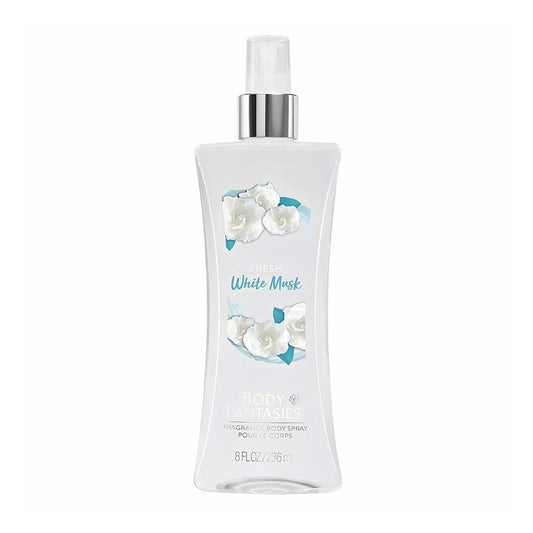 BODY FANTASY SIGNATURE FRESH WHITE MUSK 8OZ/236ML