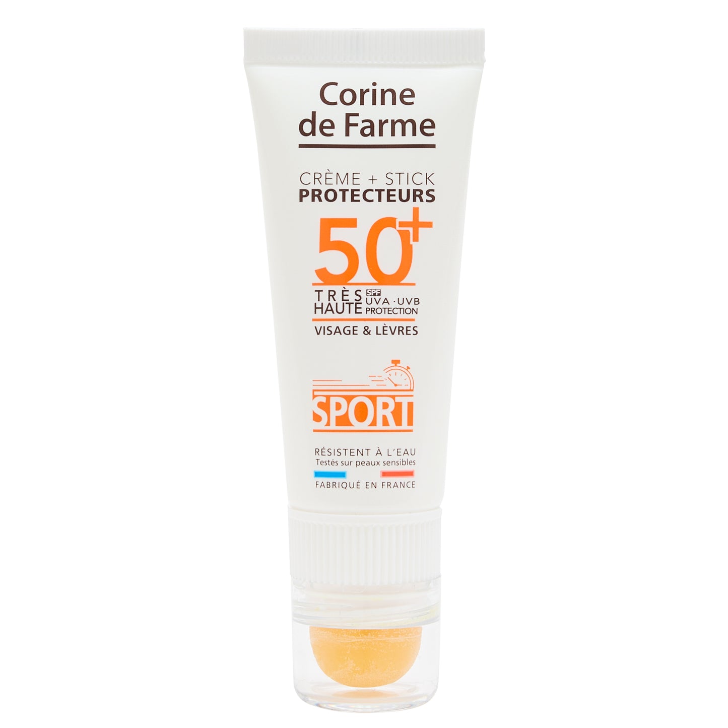 SUN SPF50+ Cream & Stick solaire SPORT