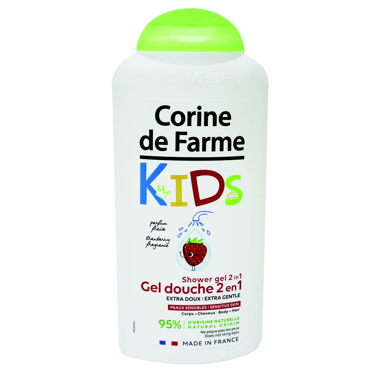 CORINE DE FARME KIDS H&B WASH STAWBERRY 300ML