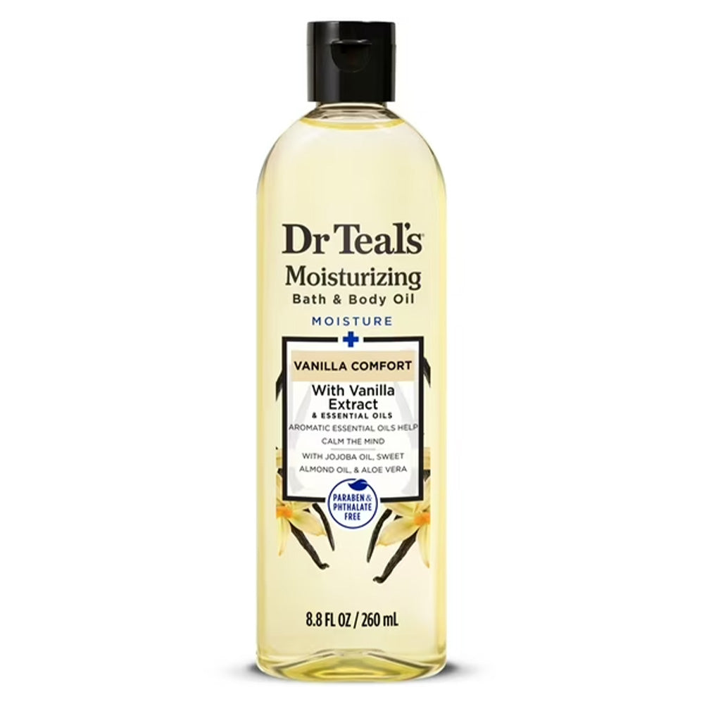 Dr. Teal’s Bath & Body Oil Vanilla Comf 8.8oz
