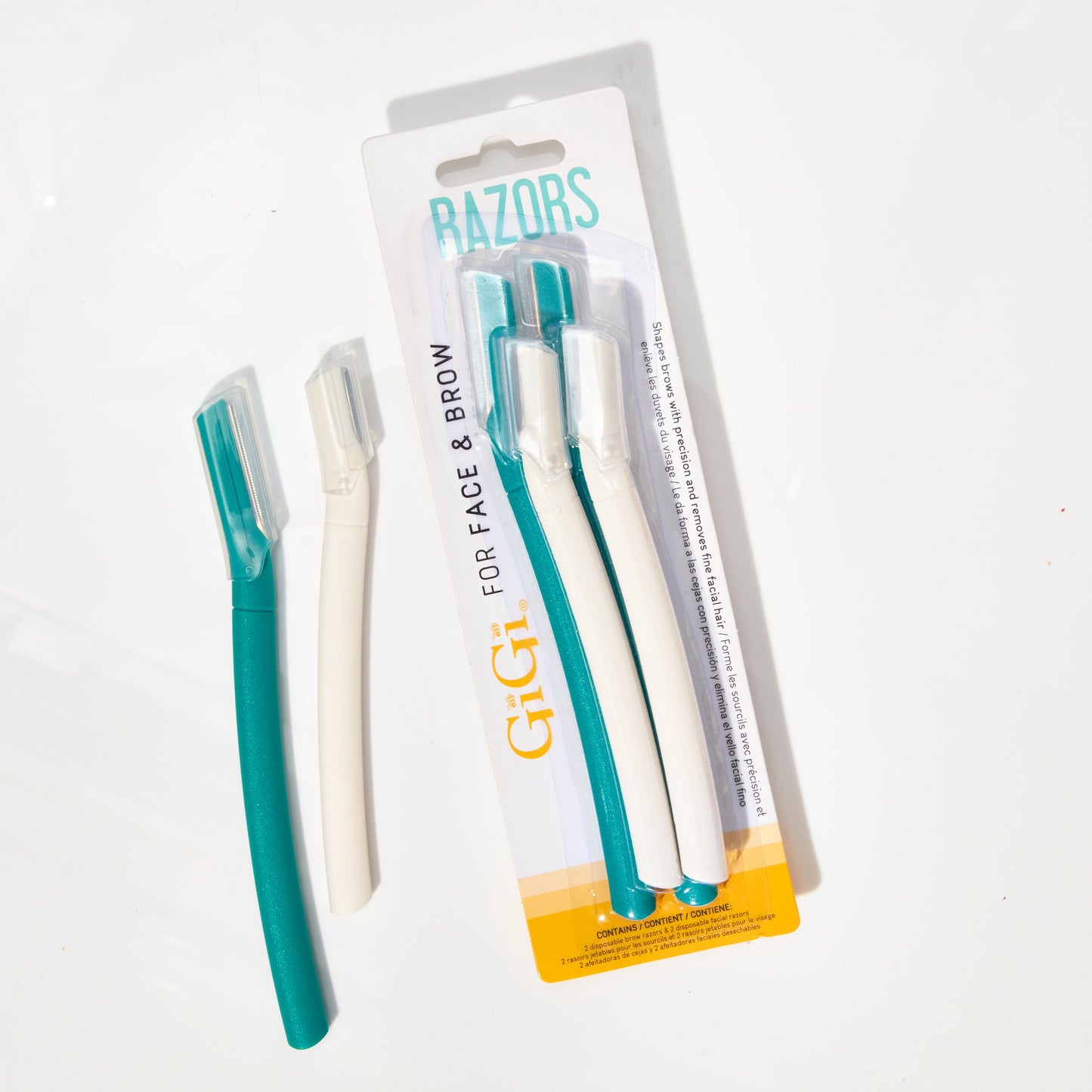 Face & Brow Razors 4pcs | Precision Hair Removal Tool