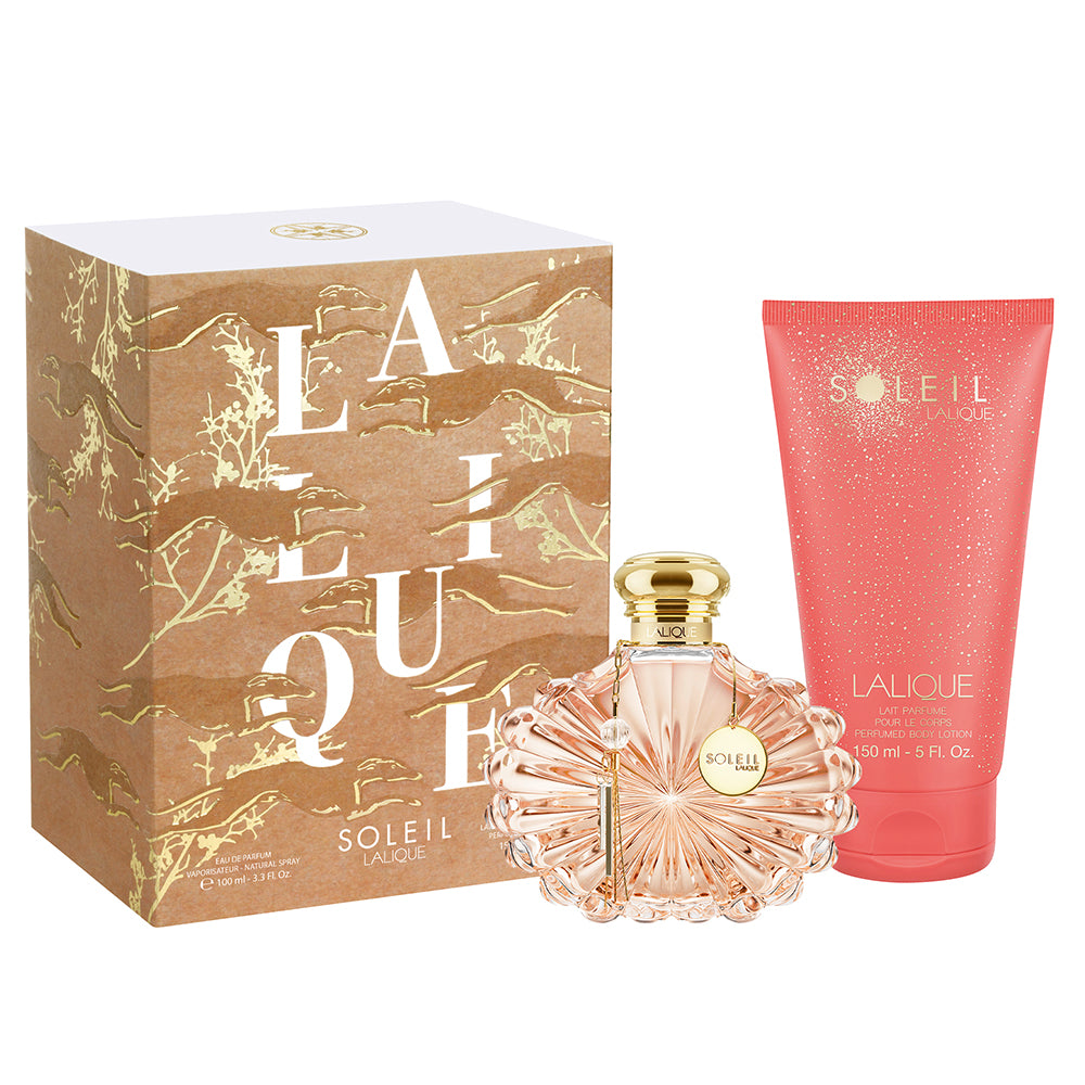 Lalique Soleil Eau de Parfum 100ml with Body Lotion 150ml Gift Set