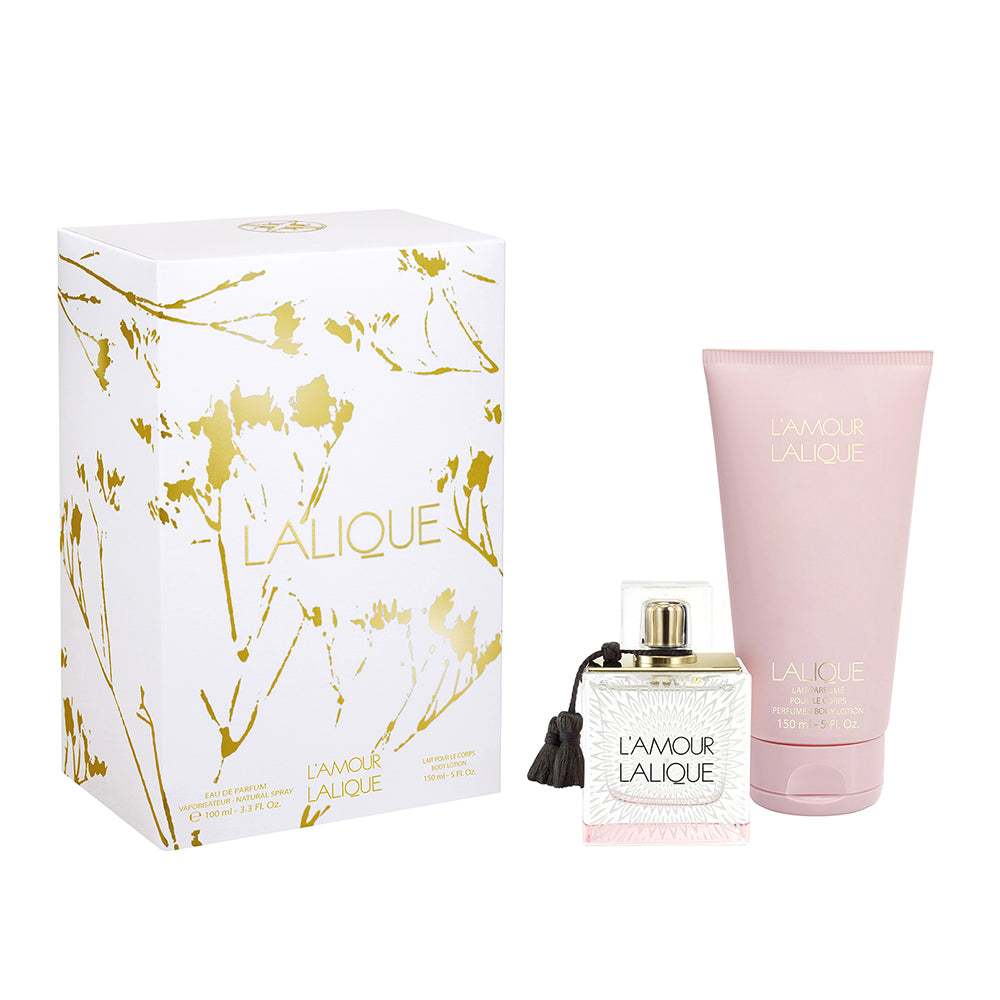 Lalique L'Amour Eau de Parfum 100ml with Body Lotion 150ml Gift Set