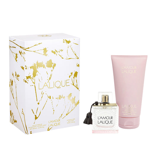 Lalique L'Amour Eau de Parfum 100ml with Body Lotion 150ml Gift Set