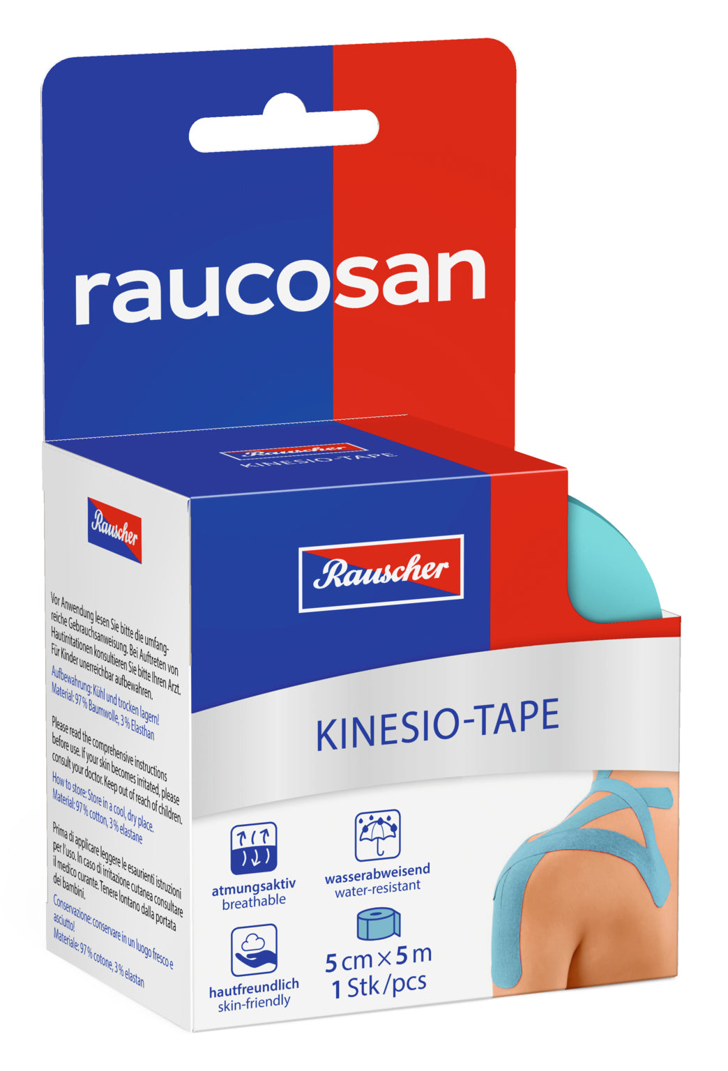 LOHMANN & RAUSCHER Kinesio Sports Tape Blue 5cm*5m