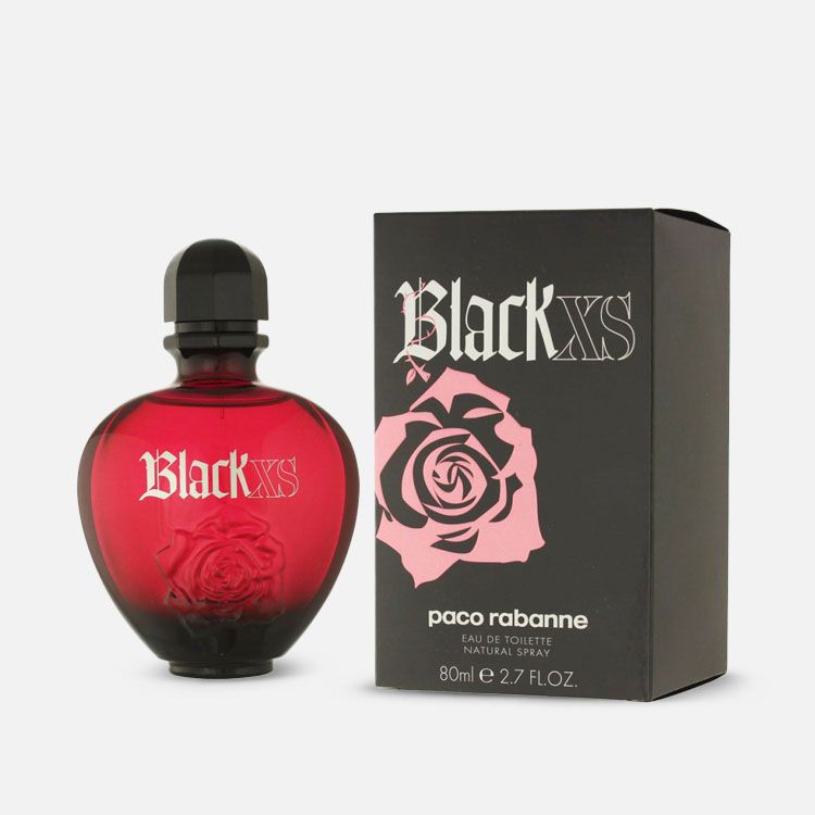 Black XS Eau de Toilette for Women by Paco Rabanne – Bold Fruity Floral Perfume