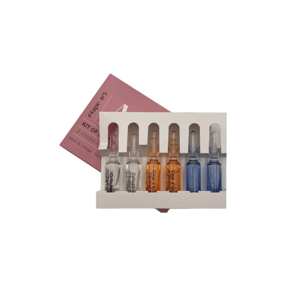 Ampoules Kit Face Serum 2 Hydra+ 2 Nutri+ 2 Lumina