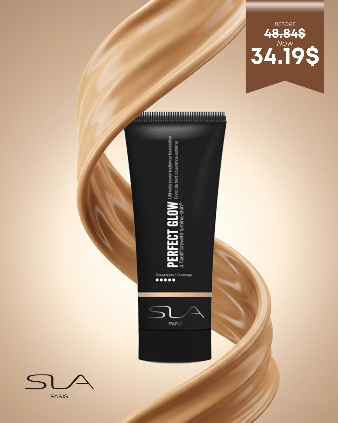 P GLOW Ultimate.Cover FDT Gold Beige