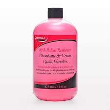 SuperNail Acetone Nail Polish Remover 16oz | Gentle Nail Cleanser