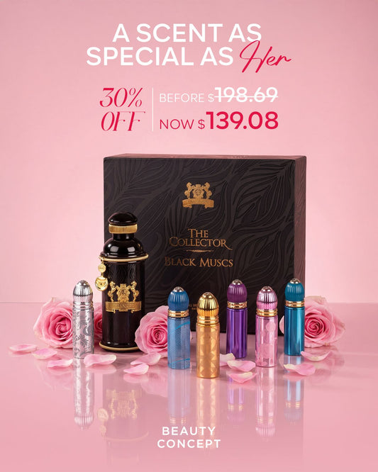 Alexandre J Black Muscs Value Gift Set 100ml + 6x8ml