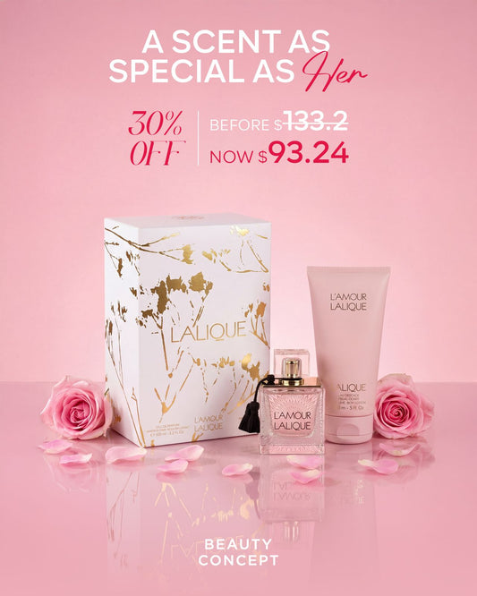 Lalique L’Amour Eau de Parfum 100ml + Body Lotion Gift Set