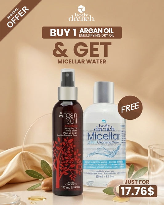 Argan Oil Emulsifying Dry Oil  6oz