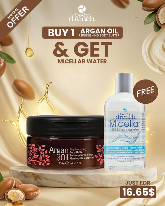 Argan Oil Replenishing Body Butter 8OZ