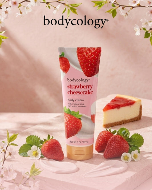 Bodycology Strawberry Cheesecake Body Cream – 8oz